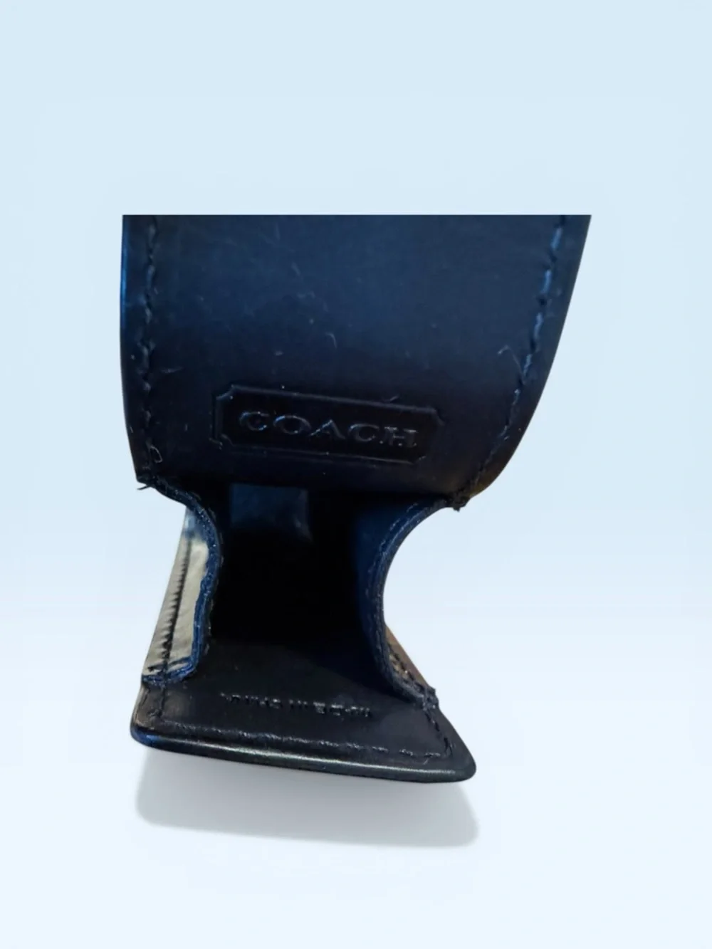 Vintage Coach Lipstick Cade w mirror Black Patent Y2K